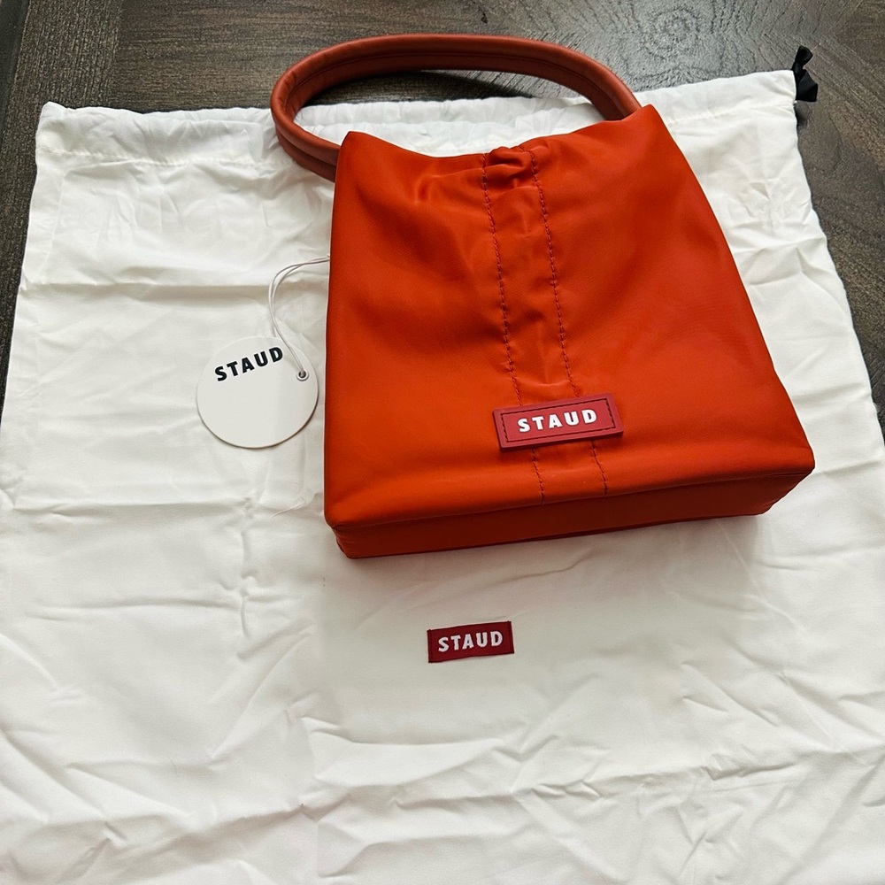 STAUD Felix nylon shoulder bag.